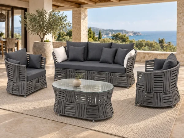 Palermo sofa set on a hotel terrace – Ferri Outdoor
