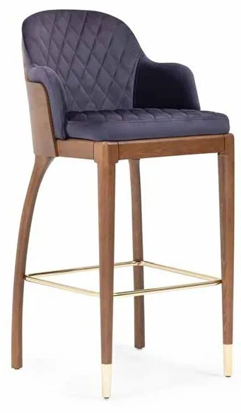 Zanetta Damasco Plus bar stool for hotel bars and restaurants