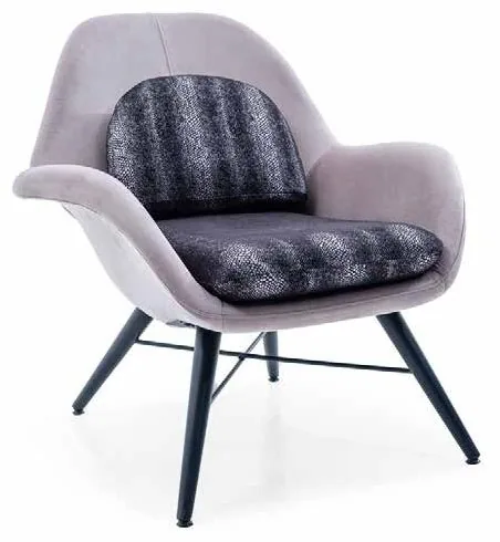 Zanetta Glicine lounge chair for hotel lobbies and lounges